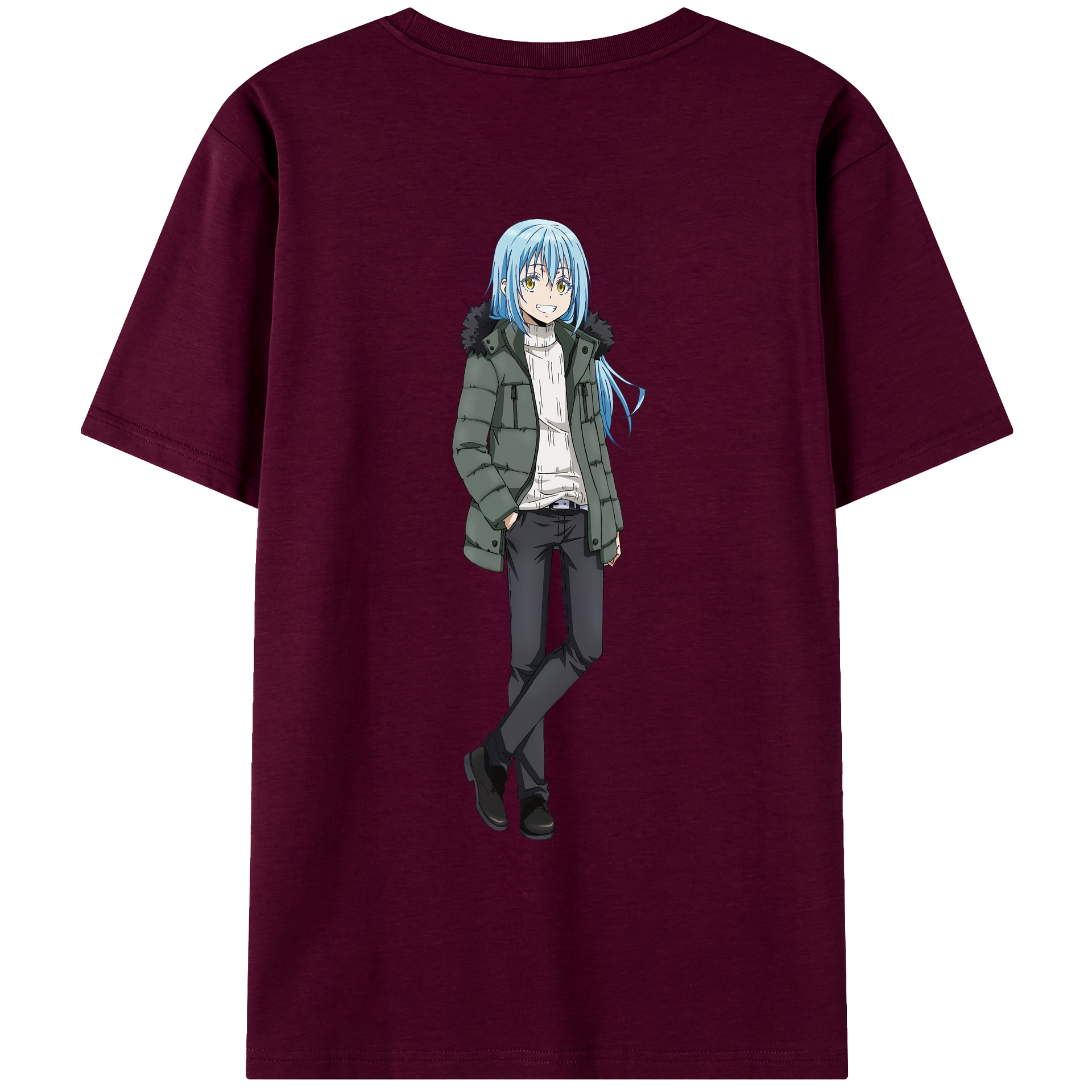 （画像用） 転スラ Regarding Reincarnated to Slime レディース半袖Tシャツ(バックプリント)
